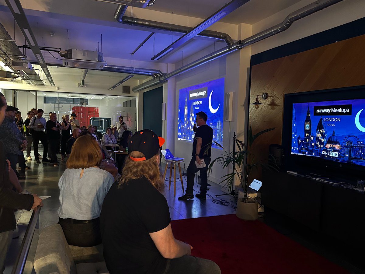 andymac3d's tweet image. So its a wrap! The first London @runwayml meet-up is done and dusted! Was an absolute pleasure to host here @Cinesite and MC the event. 🎤 😎
Big shoutout to @Uncanny_Harry @Oranguerillatan Roxanne Ducharme + Jon Biggs @madebymonks_ - you were awesome! 🙏
Until next time...