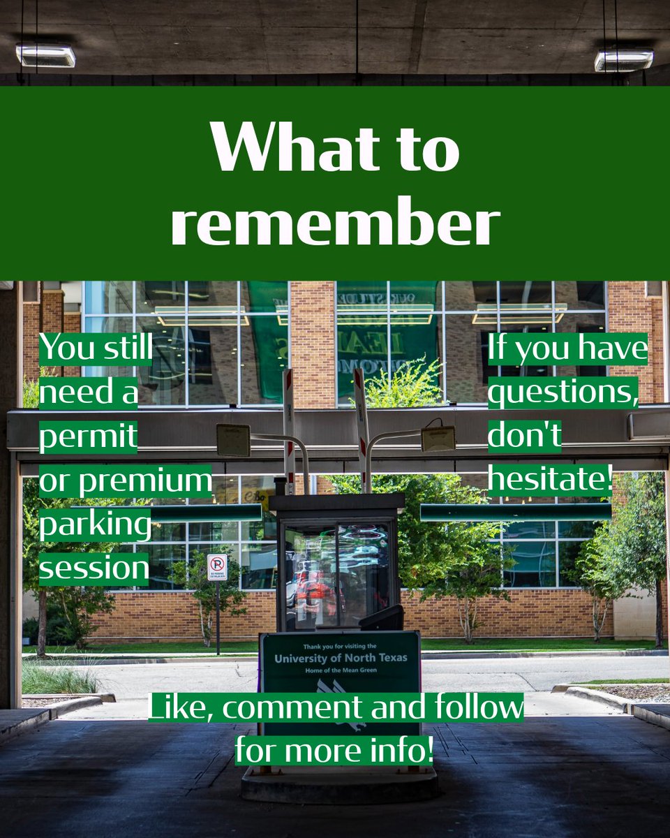 UNT Transportation tweet media