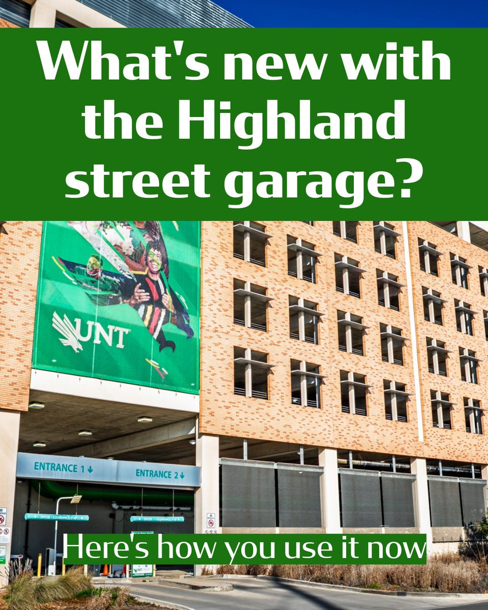 UNT Transportation tweet media