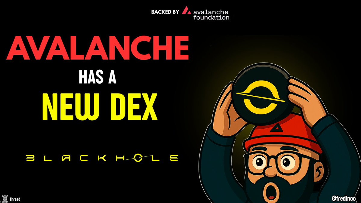 Fredino🔺 (@fredinoo) on Twitter photo The DEX that bends DeFi gravity.
Meet <a href="/BlackholeDex/">Blackhole</a> 🕳️DEX built on <a href="/avax/">Avalanche🔺</a> .🔺
Big web3 KOLs and founders <a href="/elliotrades/">EllioTrades</a> & <a href="/ZssBecker/">Alex Becker 🍊🏆🥇</a> .
Unifying liquidity. Real yield. Long term protocol health.
Backed by <a href="/AvalancheFDN/">Avalanche Foundation 🔺</a>
Enter into the blackhole🕳️ The DEX that bends DeFi gravity.
Meet <a href="/BlackholeDex/">Blackhole</a> 🕳️DEX built on <a href="/avax/">Avalanche🔺</a> .🔺
Big web3 KOLs and founders <a href="/elliotrades/">EllioTrades</a> & <a href="/ZssBecker/">Alex Becker 🍊🏆🥇</a> .
Unifying liquidity. Real yield. Long term protocol health.
Backed by <a href="/AvalancheFDN/">Avalanche Foundation 🔺</a>
Enter into the blackhole🕳️