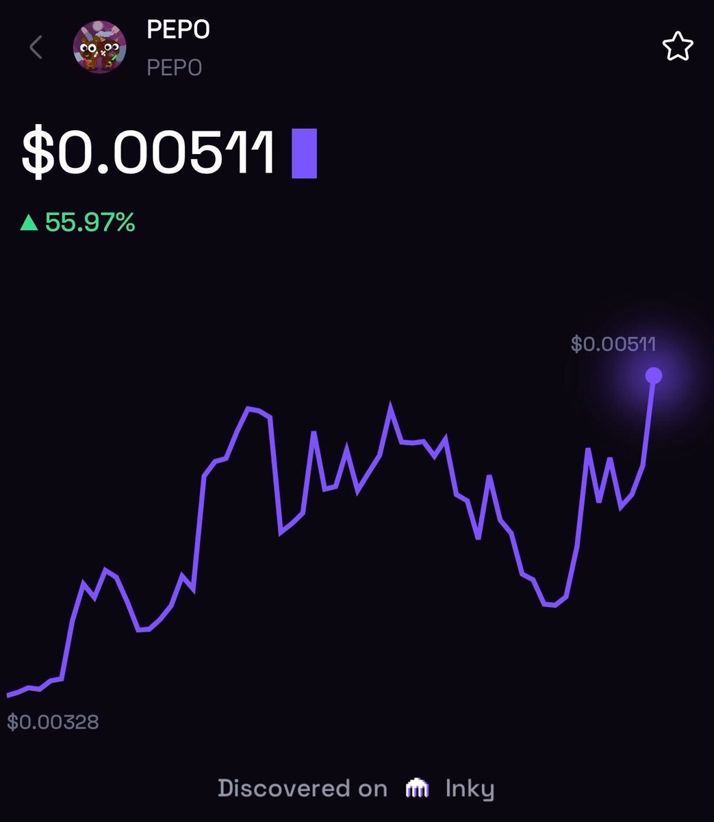 krakenfx's tweet photo. No need to wait for a listing. 

You can trade $PEPO on INKY now.

Password: PEPO

https://t.co/E3At6xRjzL 🐙 https://t.co/5Ew5s5y1rY