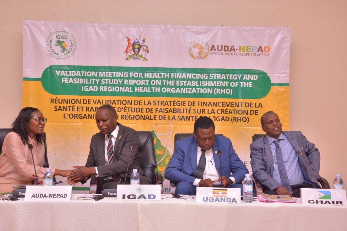 NEPAD_Agency's tweet image. 𝐄𝐬𝐭𝐚𝐛𝐥𝐢𝐬𝐡𝐢𝐧𝐠 𝐒𝐮𝐬𝐭𝐚𝐢𝐧𝐚𝐛𝐥𝐞 𝐇𝐞𝐚𝐥𝐭𝐡 𝐅𝐢𝐧𝐚𝐧𝐜𝐢𝐧𝐠 𝐢𝐧 𝐭𝐡𝐞 𝐈𝐆𝐀𝐃 𝐑𝐞𝐠𝐢𝐨𝐧
📍 Entebbe, Uganda
Guided by the 𝐀𝐟𝐫𝐢𝐜𝐚 𝐋𝐞𝐚𝐝𝐞𝐫𝐬𝐡𝐢𝐩 𝐌𝐞𝐞𝐭𝐢𝐧𝐠 (𝐀𝐋𝐌) 𝐃𝐞𝐜𝐥𝐚𝐫𝐚𝐭𝐢𝐨𝐧, AUDA-NEPAD is supporting IGAD in convening…
