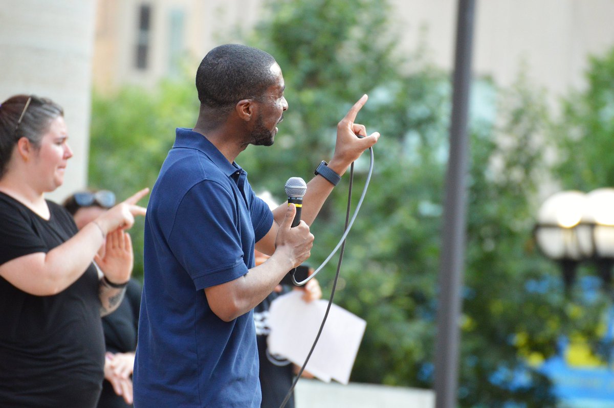 willisb_jr's tweet image. I had the privilege of speaking at the “Good Trouble” rally yesterday. This is more than just a saying but a lifestyle, let’s continue to strive to make the world a better place!