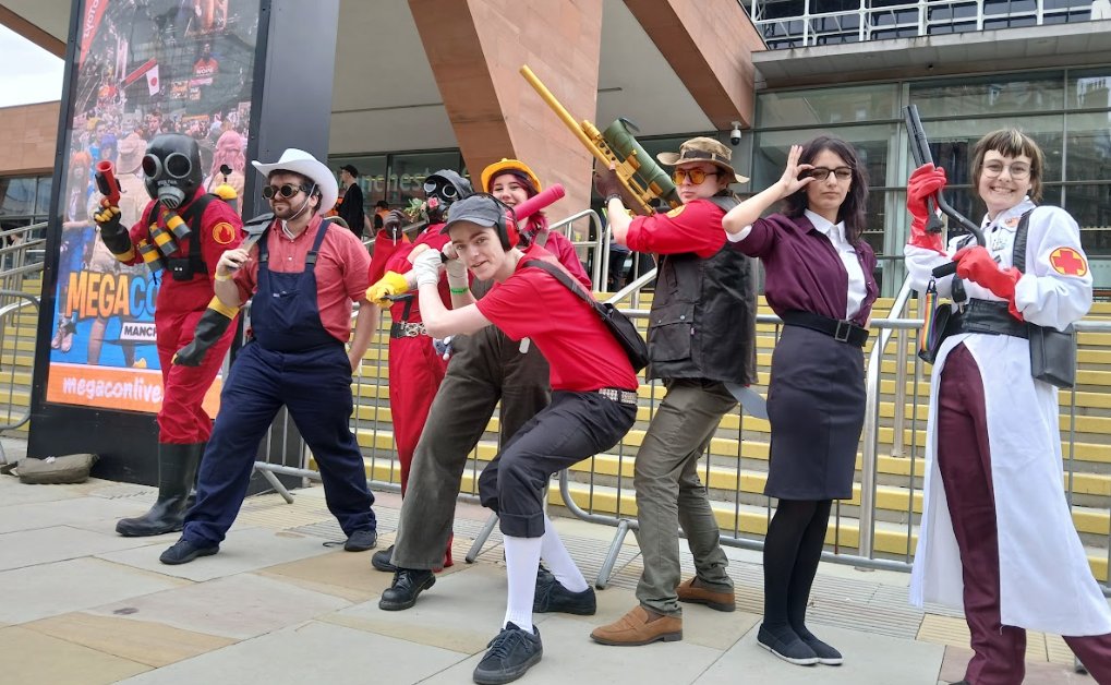 ValveCon's tweet image. We'll be back at Manchester Megacon next weekend!
Join us at 2pm on Saturday and Sunday, outside the main entrance at the bottom of the stairs.
Look forward to seeing some of you there! ✨️