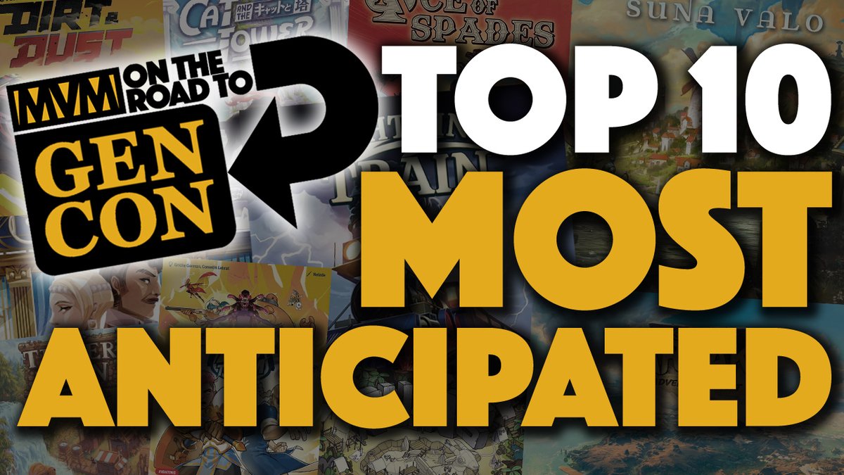The big event is just around the corner, and we run through 10 of our most anticipated games for GEN CON, plus many honorable mentions!
youtu.be/8drfVgNzWUY