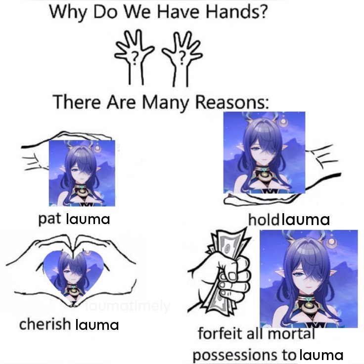 laumatimely's tweet image. Me the millisecond she appeared on the screen 💙
#lauma #GenshinImpact