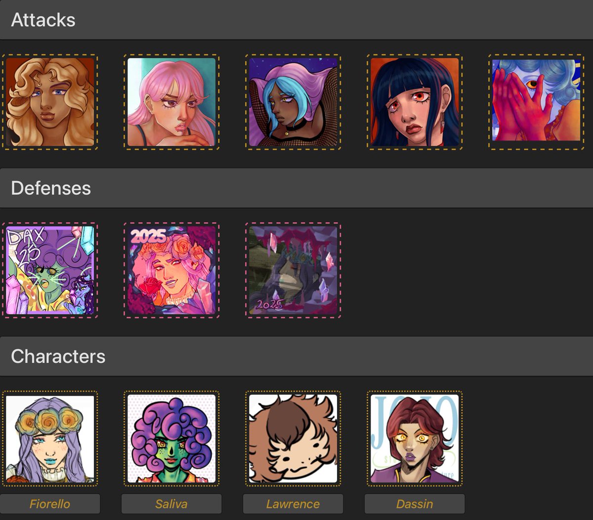 Been inactive and forgot to say I’m doing art fight for the first time this year 😗✌️

artfight.net/~koration