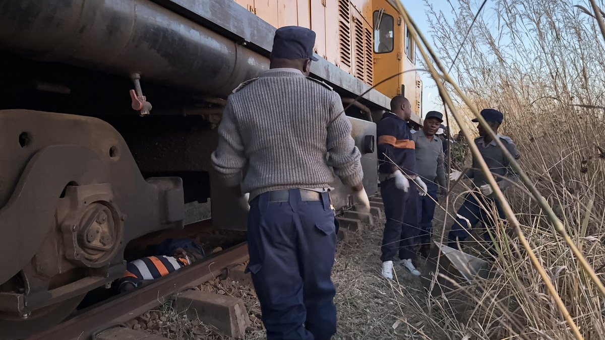 A yet to be identified Chinhoyi man has been confirmed dead after he was struck by a train this evening <a href="/ZBCNewsonline/">ZBC News</a>