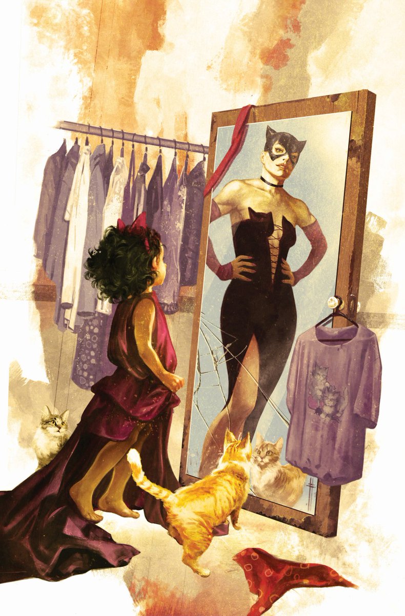 Catwoman #80 cover by Sebastián Fiumara