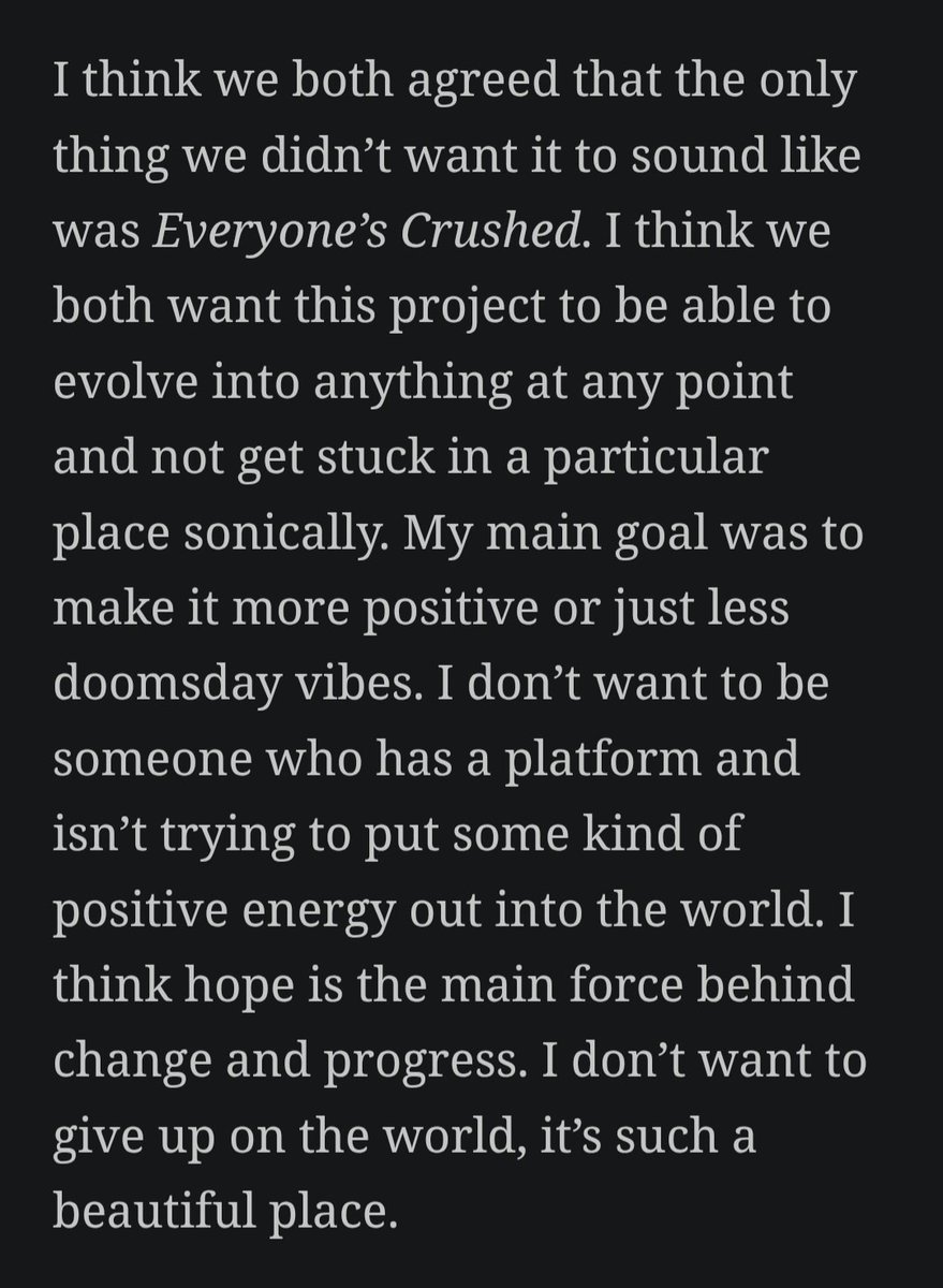 eli_enis's tweet image. I like what Rachel Brown told me about Water From Your Eyes' new album (their best yet).
Read the full Q&A: elienis.com/chasing-friday…