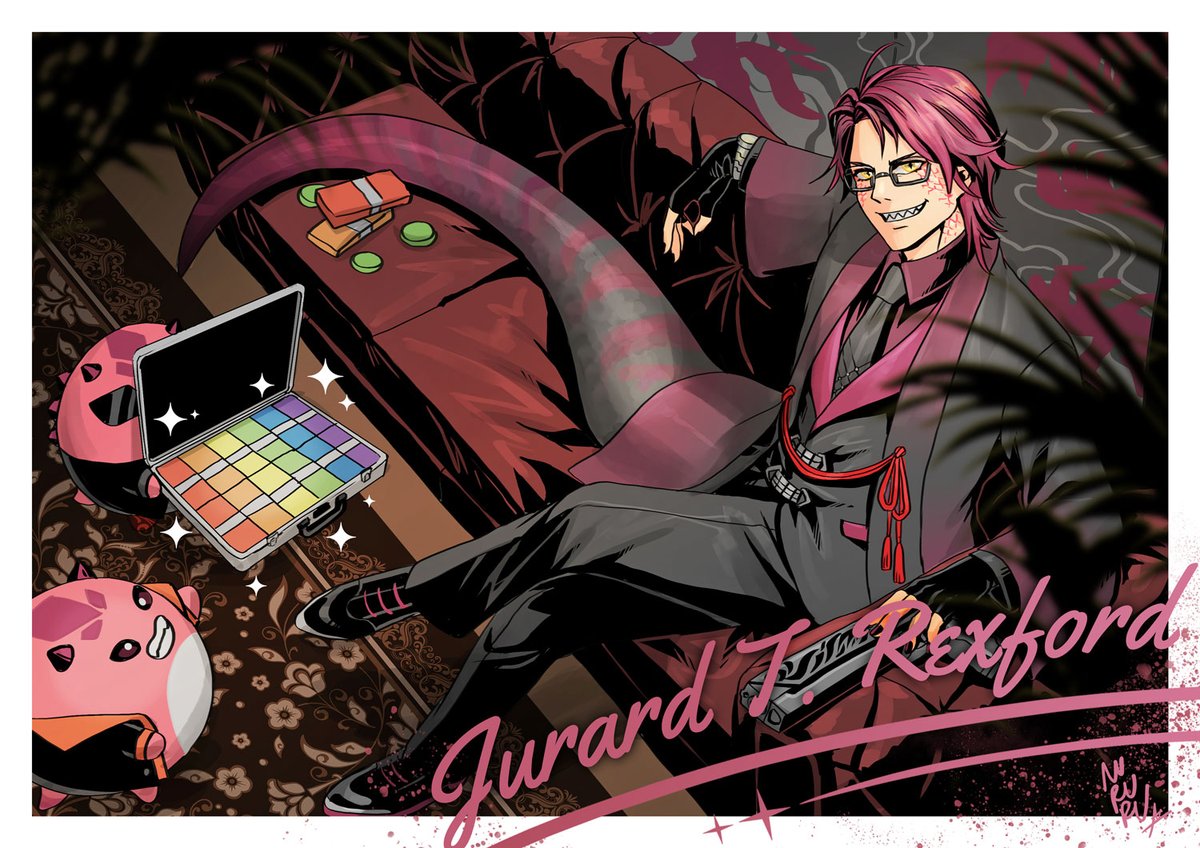 nururuateka's tweet image. Despite my self loathing situation, I managed to finish Jurard for the Armis in Suits set.
Him with the free money/supas to invest on more horse girls.
Only Tavi left lessssgooooooo
#JurasickArt