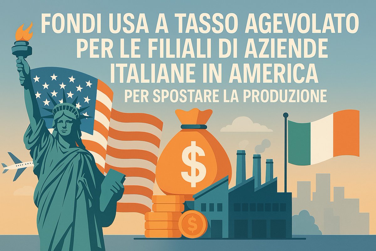 Link2America's tweet photo. Sei un imprenditore italiano e vuoi produrre direttamente negli USA?

Con il prestito agevolato SBA 7(a) puoi ottenere fino a $5M per macchinari, immobili o capitale circolante.
Link2America ti guida in ogni fase 🇺🇸
Leggi l’articolo 👉
https://t.co/OSNwMFVXlC

#PMI #export #businessUSA #finanziamenti #SBA #internazionalizzazione #MadeInItaly #Link2America