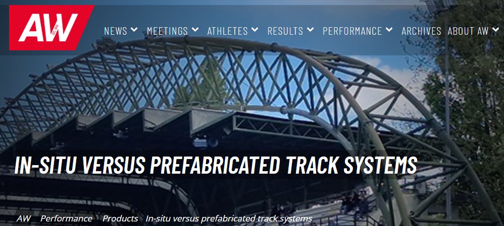Beynon Sports (@beynonsports) on Twitter photo "Another major benefit of in-situ systems is the ability to retop the track surface, applying a new wear layer. This offers a sustainable method of renewing the track while conserving resources and reducing CO₂ emissions."🏃
📰 This insightful piece from <a href="/AthleticsWeekly/">AW</a> offers "Another major benefit of in-situ systems is the ability to retop the track surface, applying a new wear layer. This offers a sustainable method of renewing the track while conserving resources and reducing CO₂ emissions."🏃
📰 This insightful piece from <a href="/AthleticsWeekly/">AW</a> offers