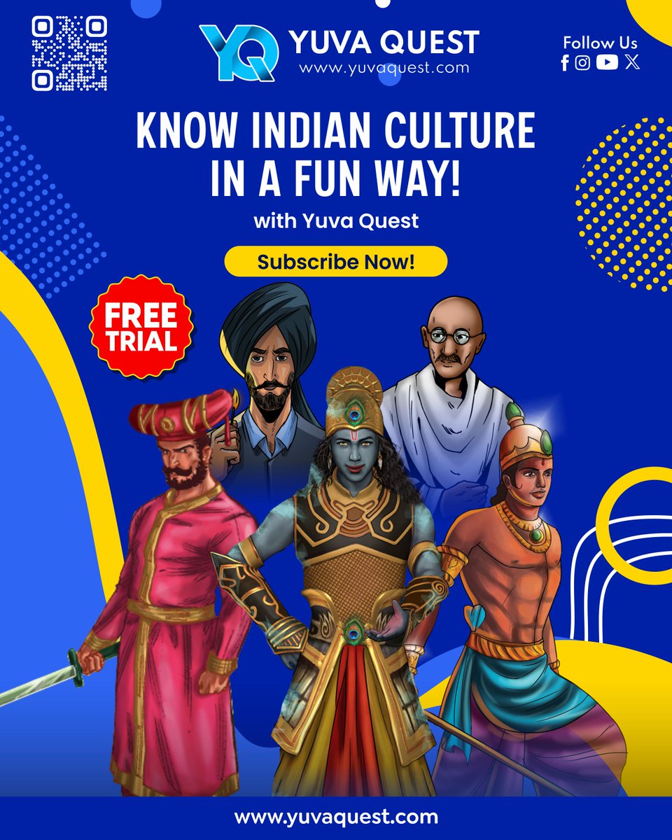 YuvaQuest's tweet photo. Explore Yuva Quest and begin your journey to discover Indian heritage in a fun way. Coming soon. 📷
Join us at https://t.co/H27IJLed8D to enjoy an exclusive free trial.
#yuvaquest #HinduMythology #indianculture #indianheritage #funlearningforkids #UnitedStates #indian https://t.co/tNs8S3986d
