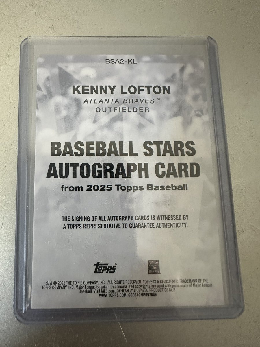 CJLloyd_HookEm's tweet image. I’m selling this @topps Series 2 Baseball Kenny Lofton Auto 2/10
Numbered to 10!
#Topps
#BravesCountry
@CardPurchaser
$125
(eBay comps around $135)