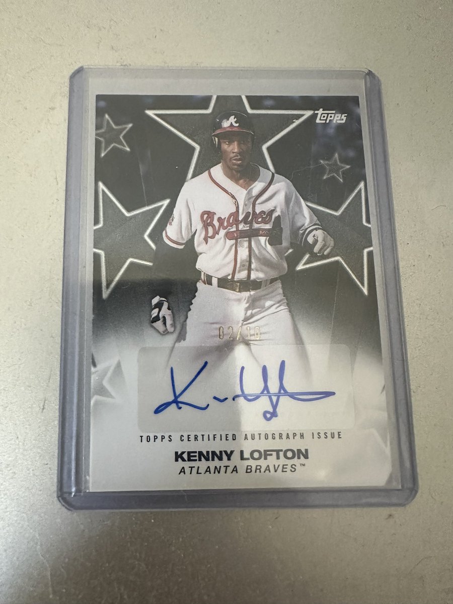 CJLloyd_HookEm's tweet image. I’m selling this @topps Series 2 Baseball Kenny Lofton Auto 2/10
Numbered to 10!
#Topps
#BravesCountry
@CardPurchaser
$125
(eBay comps around $135)