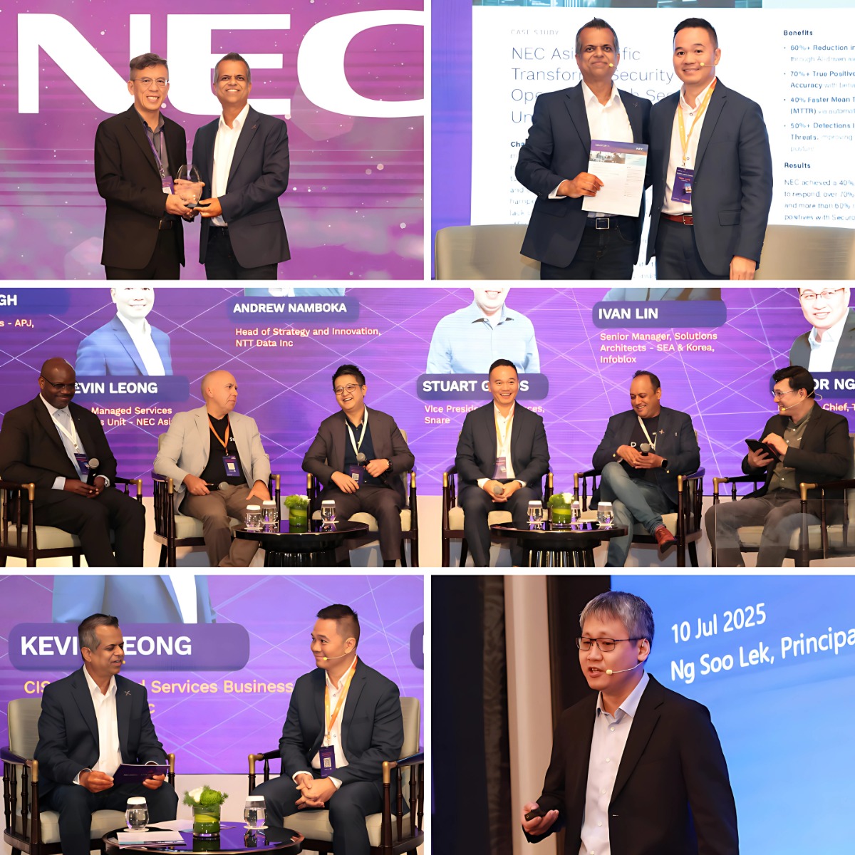 julesrecruits's tweet image. A huge thank you to NEC, our Premier Sponsor at #SecuronixSPARK25.
Together, we’re driving SOC transformation across APAC — powered by AI, UEBA, and shared vision. Congrats on taking home two awards!

#NECxSecuronix #SecurityTransformed #AIinSecurity