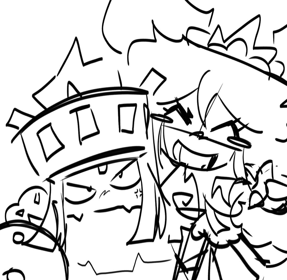 Ahorita le sigo a los pedidos de dibujo namas me distraje lol 
Doodle rancio por mientras ✌️🐊