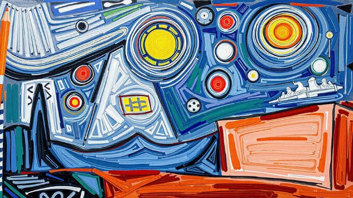 Art of the Day: "Vibrant Abstract Landscape Art". Buy at: ArtPal.com/alleyhongkong?…