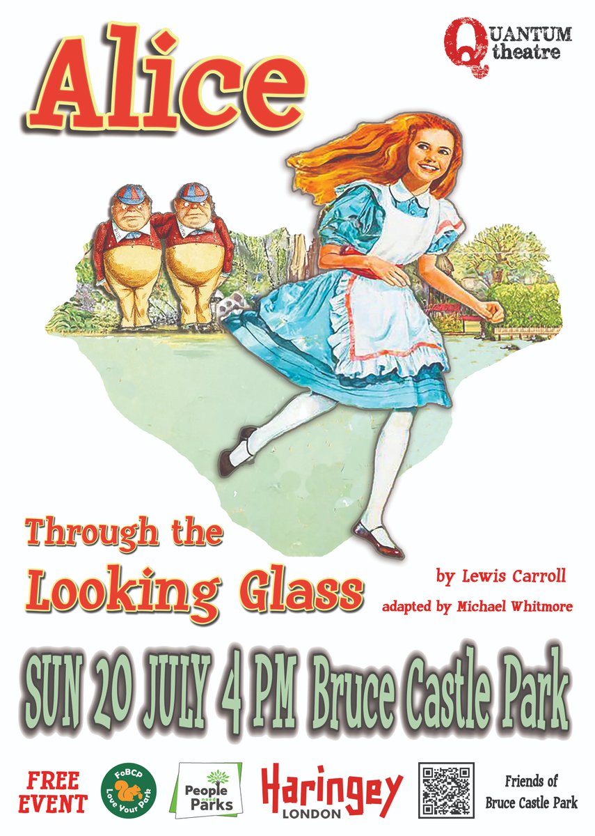 Friends of Bruce Castle Park 🌳 (@brucecastlepark) on Twitter photo Just 2 days to go before Alice and her fantastical friends are telling their story in the park!
Free theatre next to the ancient Bruce Castle Oak 🎭🌳
Starts at 4pm, on Sunday 20 July!
Bring a picnic, blanket, dress-up, relax and enjoy! Just 2 days to go before Alice and her fantastical friends are telling their story in the park!
Free theatre next to the ancient Bruce Castle Oak 🎭🌳
Starts at 4pm, on Sunday 20 July!
Bring a picnic, blanket, dress-up, relax and enjoy!
