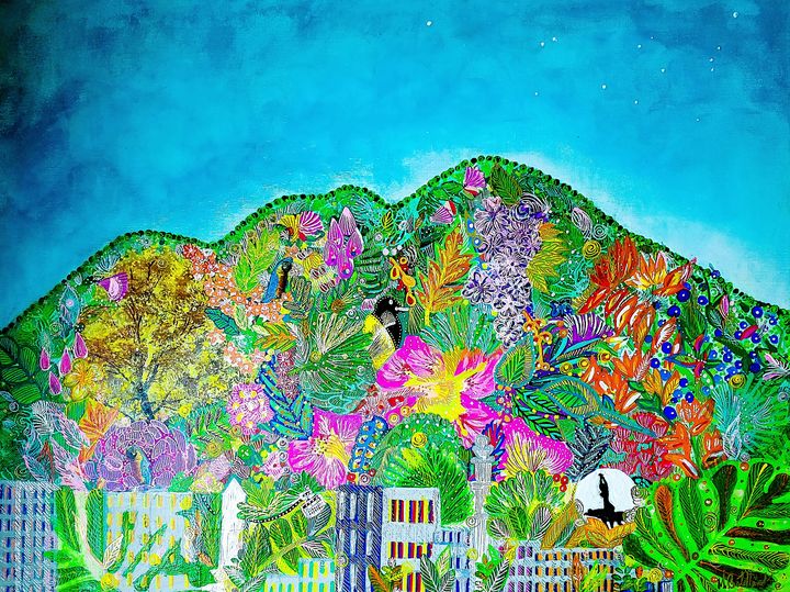 mmadeleinec's tweet photo. Art of the Day: "Tierra de Dantas". Buy at: https://t.co/NvPNGgQtLZ https://t.co/40IldawJC0