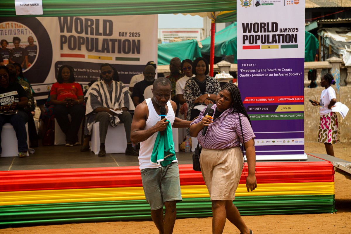Act For Change Ghana (@actforchangegh) on Twitter photo Let's take a moment to reflect on the impactful #WorldPopulationDay2025 event held in Accra – Mantse Agbonaa Park, organized by the <a href="/Npcofficial1/">National Population Council</a> alongside its partners, including the <a href="/UNFPAGhana/">UNFPA Ghana</a> and <a href="/cmghana/">Curious Minds Ghana</a>.
This year’s theme was “Unleashing the Power of Gender Equality 1 Let's take a moment to reflect on the impactful #WorldPopulationDay2025 event held in Accra – Mantse Agbonaa Park, organized by the <a href="/Npcofficial1/">National Population Council</a> alongside its partners, including the <a href="/UNFPAGhana/">UNFPA Ghana</a> and <a href="/cmghana/">Curious Minds Ghana</a>.
This year’s theme was “Unleashing the Power of Gender Equality 1