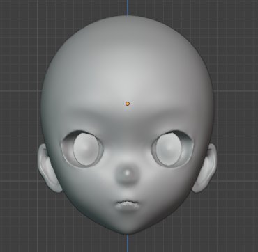 目、口、耳を追加。
四苦八苦しながらもそれっぽくなったので一旦は満足。