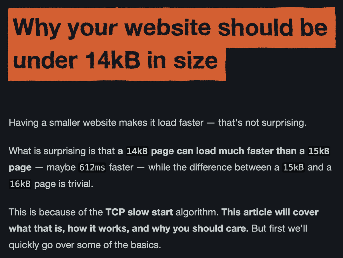 under 14kb or bust