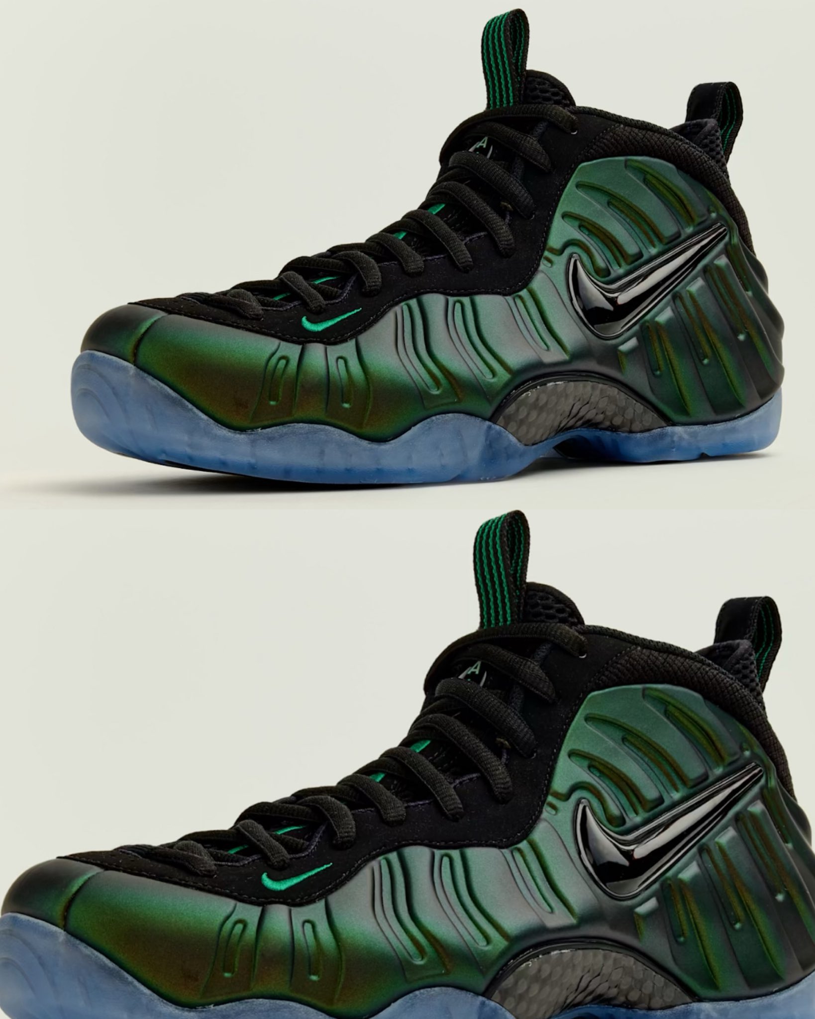 Nike Air Foamposite Pro 迷彩スニーカー リーク】 ナイキ エアフォームポジット プロ グリーン カモ