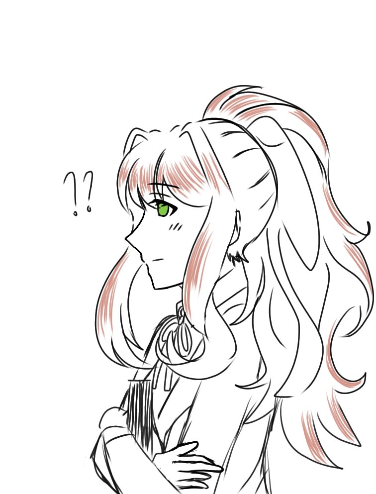Flame7024's tweet image. Pov: Her when she sees you
(Ever since I learned that one tutorial on side pfs....I can't stop drawing it HAHAHA)
#DDLC #ddlcmonika #fanart
