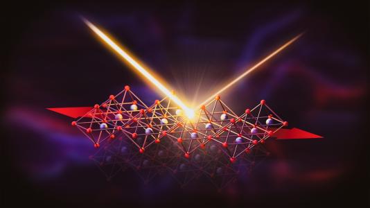 argonne's tweet image. Scientists at Argonne and @SLAClab used powerful X-rays to reveal quantum behavior in strontium titanate, a former diamond stand-in that may hold clues to next-gen electronics and energy tech - bit.ly/3TQEsaq