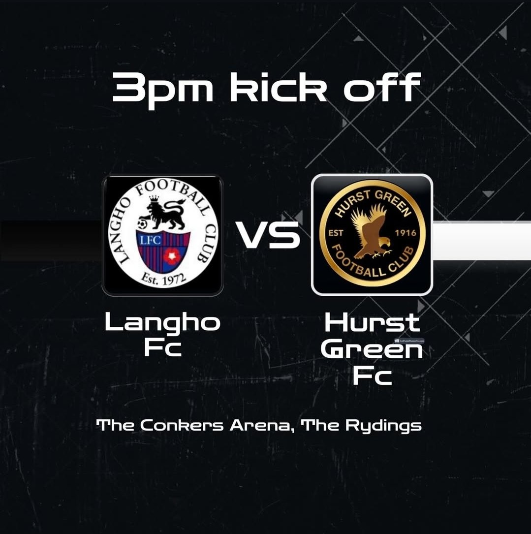 Tomorrow, we head to <a href="/LanghoFC/">Langho FC</a> for what should be another good friendly.

⚽️ Langho v Hurst Green 
📍 The Conkers Arena, Langho, BB6 8AF
⏰️ 15:00 KO

🦅🦅