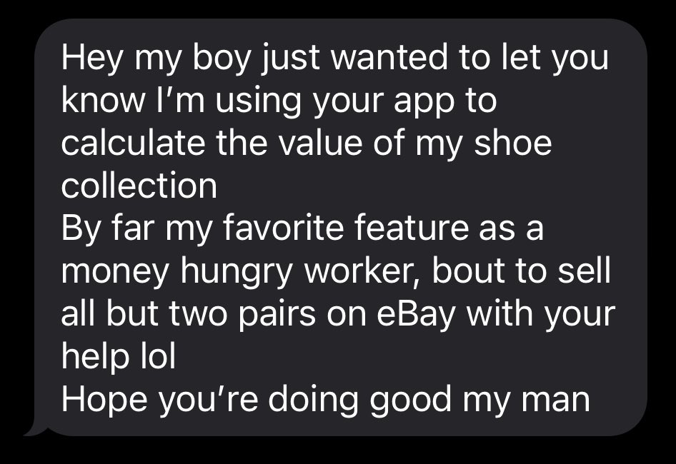 squashbot's tweet image. My buddy from high school who I haven’t talked to in a while just texted me this. Seeing @fittedcloset in action being used in different ways is why we do this.