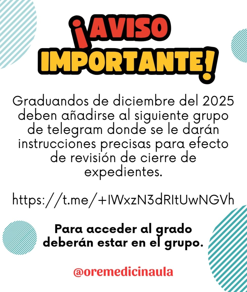 INFORMACIÓN PARA GRADUANDOS - DICIEMBRE 2025 - FACULTAD DE MEDICINA