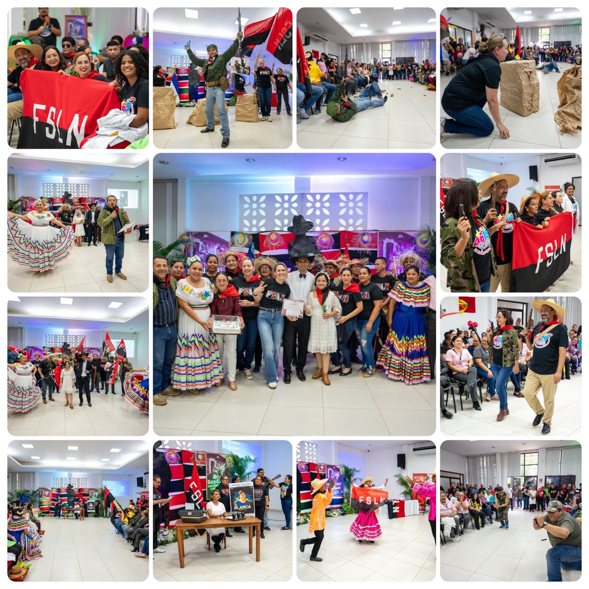 Celebrando el Día de la Alegría en INTUR Central.
Realizaron Jornada llena de Creatividad, Amor y Unidad.
Trabajadores de la Institución presentaron diferentes actuaciones recreando escenas que se vivieron para el Triunfo de la RPS.
#UnidosEnVictorias
<a href="/FirmesP/">Firmes Por la Paz</a> <a href="/Atego16/">@🅰🆃🅴🅶🅾 🇳🇮</a> <a href="/cflg2504/">Cesar F. Lopez G.🇳🇮</a>