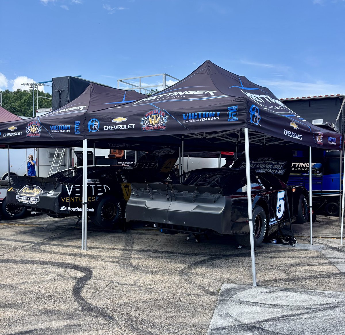 HettingerRacing's tweet image. Set up and ready 🙌 

@LangleySpeedway
