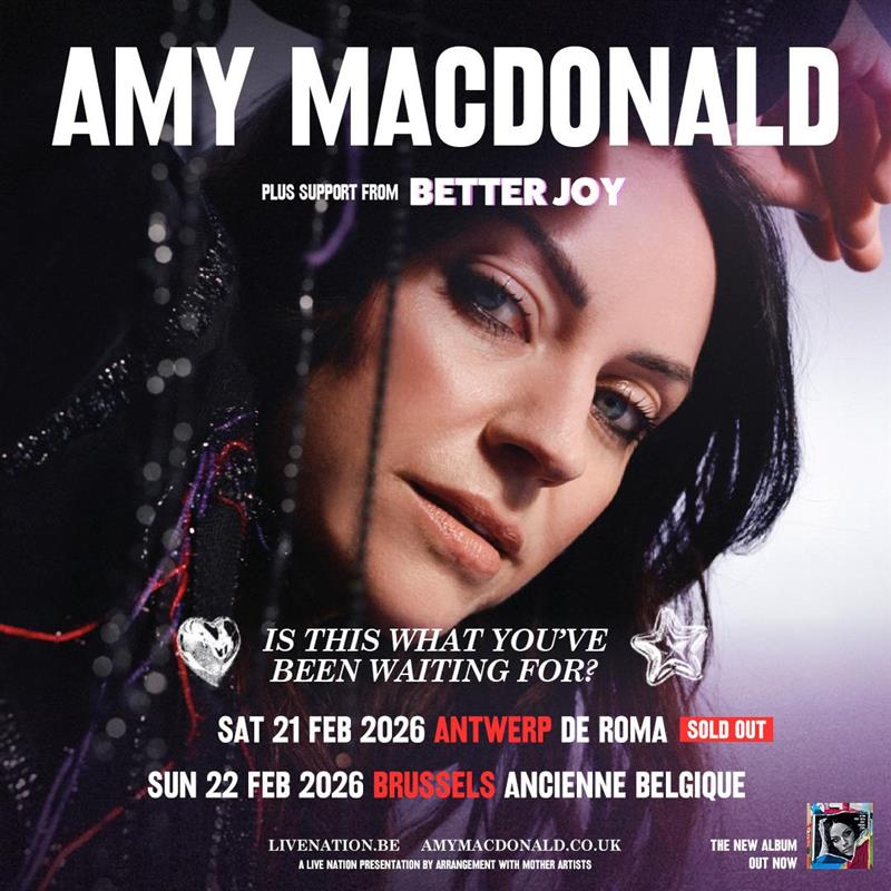 Amy__Macdonald's tweet image. Antwerp is SOLD OUT! Look forward to seeing you Belgium🇧🇪. Grab your tickets to Brussels if you haven't yet! bnds.us/kmdmsh