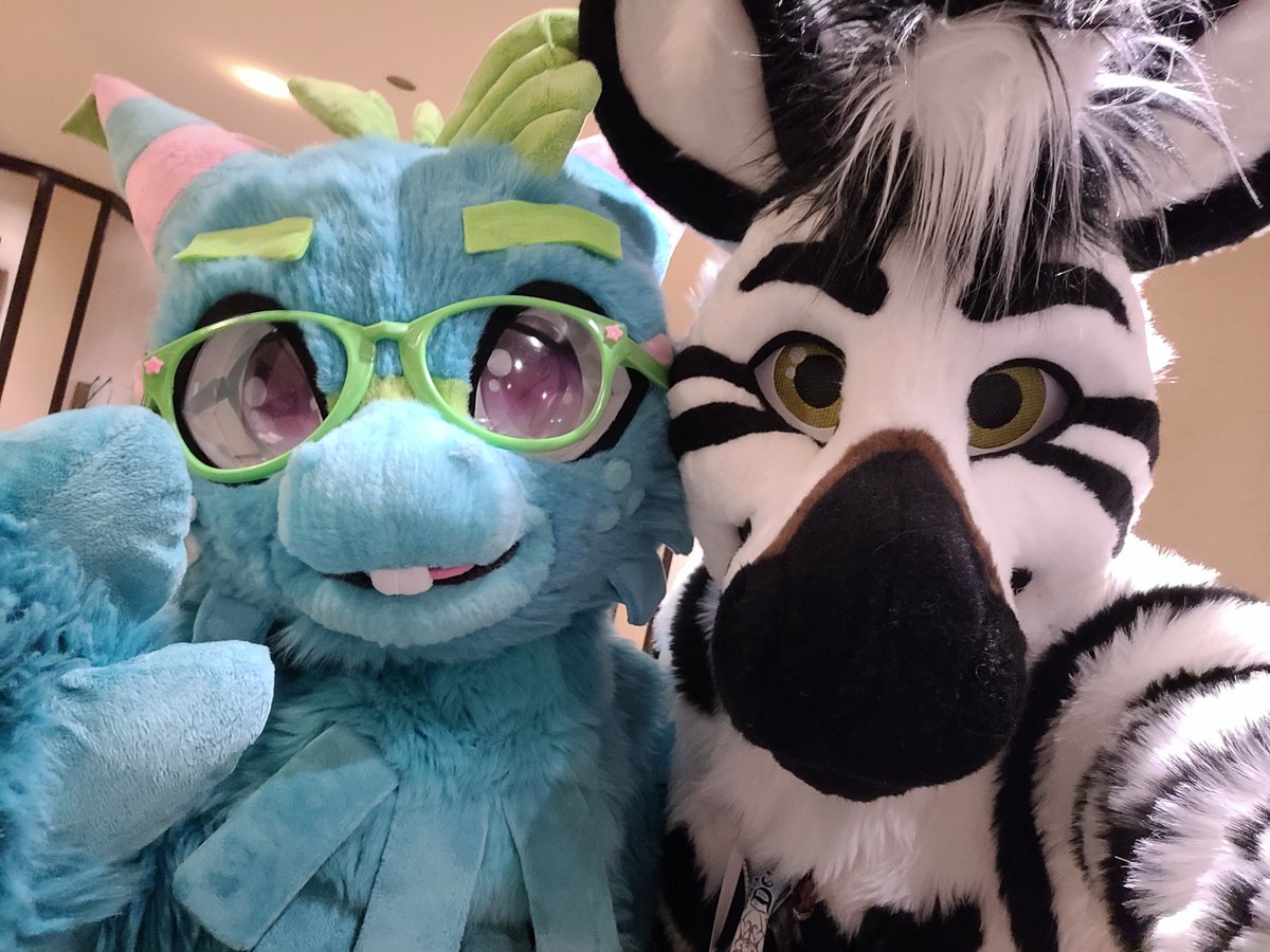 DashingZeeb's tweet image. #FursuitFriday with @BashThePinata 🎉🪅