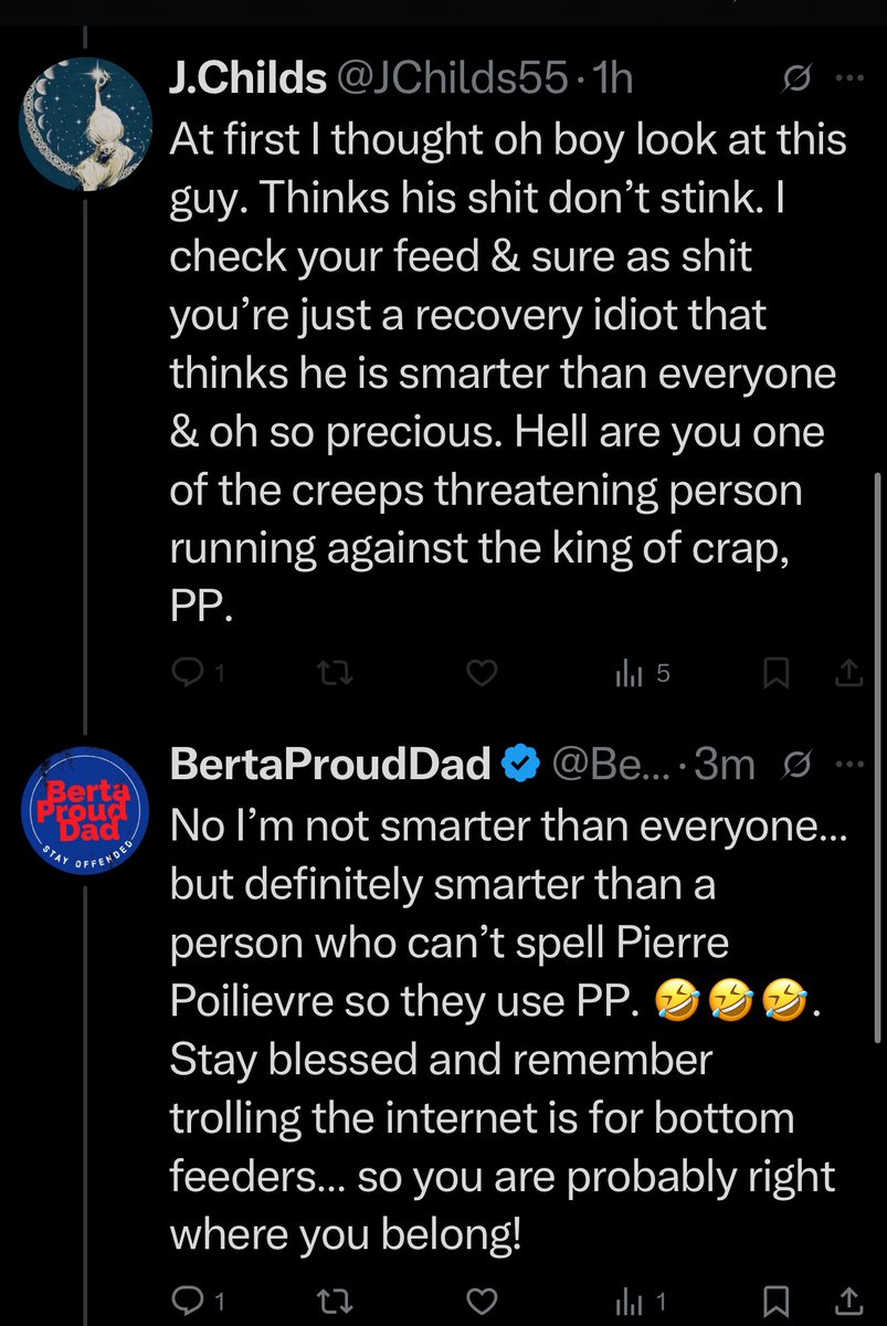 BertaProudDad's tweet image. Oh you gotta love Twitter! The first picture shows their comment and my response… second photo shows their beta mentality as a typical liberal… third is self explanatory! They know they are about to get lit up so they run!