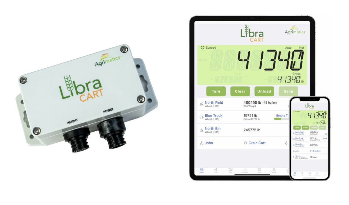 Libra Cart works with major manufacturers ' operations centers. The integration facilitates Grain Harvest Weight Sharing. Central City Scale provides the Serial Link and necessary cabling for integration. Libra Cart ccscales.com/product/libra-……Serial Link ccscales.com/libra-cart/ser…