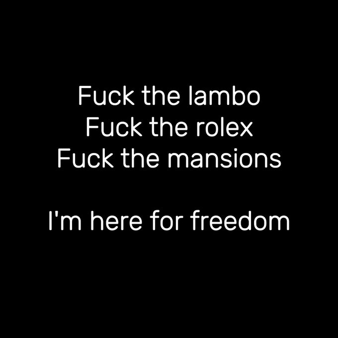 dear_self7's tweet image. Financial  freedom is the goal.