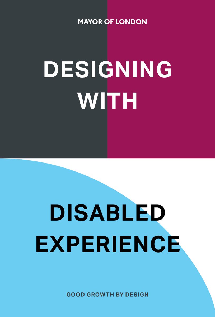JulesPipe's tweet image. This week @MayorofLondon&apos;s new Designing with Disabled Experience report was launched. The report showcases best practice in built environment design process that reflect consideration of access and inclusion. Download here 👉tiny.cc/3xip001