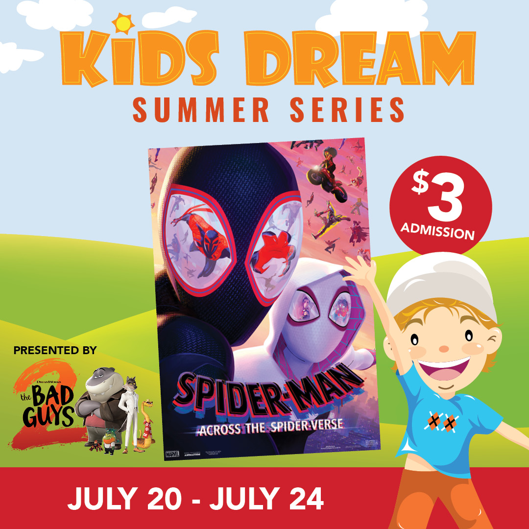 So many Spider-People. So little time. 🕷️
Spider-Man: Across the Spider-Verse is back at Marcus Theatres July 20–24!
Get $3 tickets: bit.ly/KidsDreamSumme…