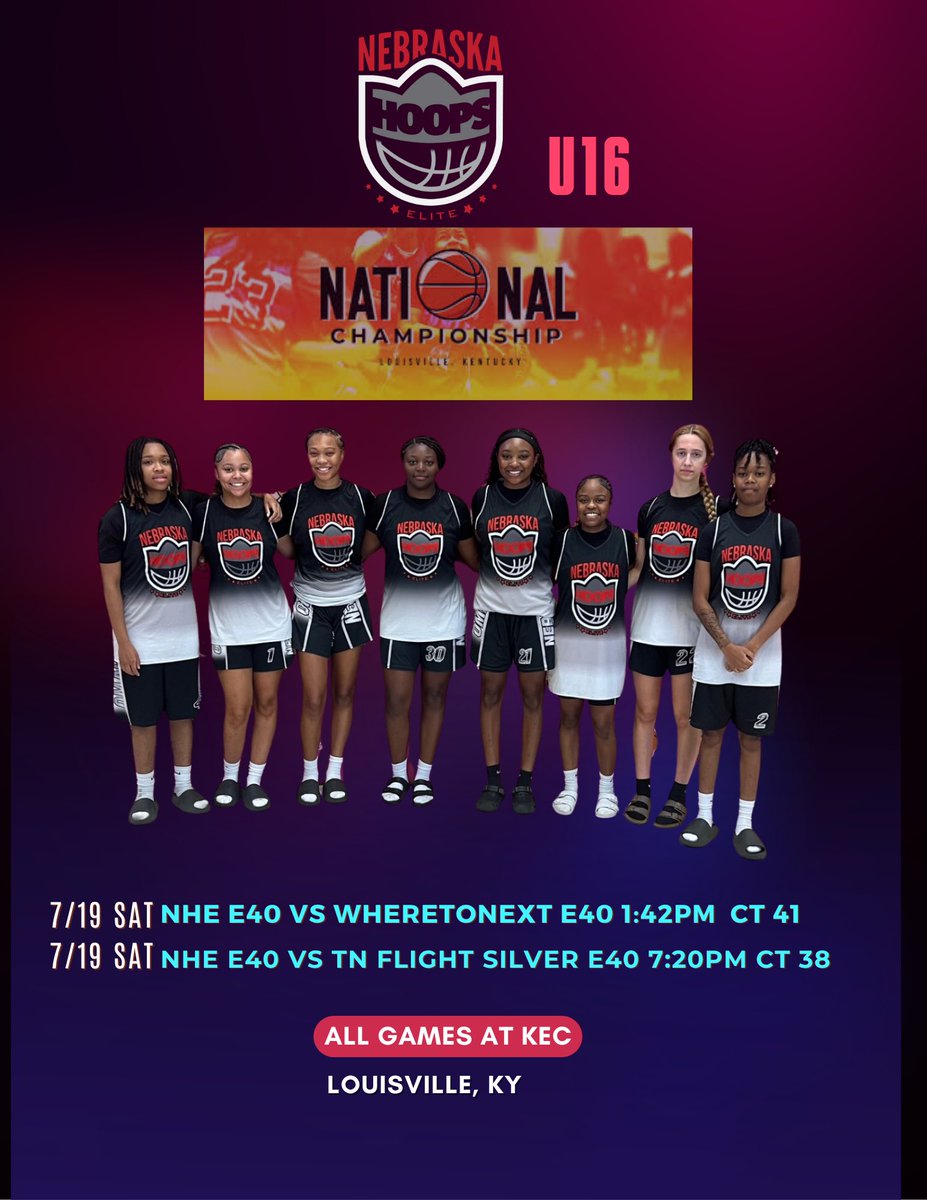 NHE 17U Girls (@nhe17ugirls) on Twitter photo Coaches, the last live period! We want to see you on the sidelines! We are in Louisville, a 🔥 schedule & competition! Let’s get to it <a href="/EPIC_4_Girls/">EPIC for Girls</a> <a href="/Elite40League/">Elite 40 League</a> <a href="/Ohio_Basketball/">OhioBasketball.com</a> <a href="/PGHNebraska/">Prep Girls Hoops Nebraska</a> <a href="/BlueStarMedia1/">BlueStar Media</a> Coaches, the last live period! We want to see you on the sidelines! We are in Louisville, a 🔥 schedule & competition! Let’s get to it <a href="/EPIC_4_Girls/">EPIC for Girls</a> <a href="/Elite40League/">Elite 40 League</a> <a href="/Ohio_Basketball/">OhioBasketball.com</a> <a href="/PGHNebraska/">Prep Girls Hoops Nebraska</a> <a href="/BlueStarMedia1/">BlueStar Media</a>