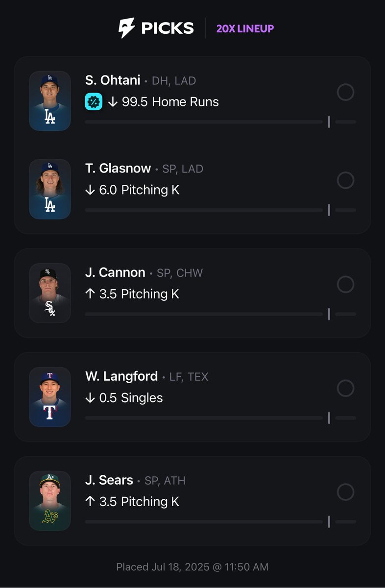 Stats2Stacks's tweet image. Betr 20x Free Pick - 5 Picks ⚡️
Link: l.betr.app/e/MEsn0U7D
Like if tailing!