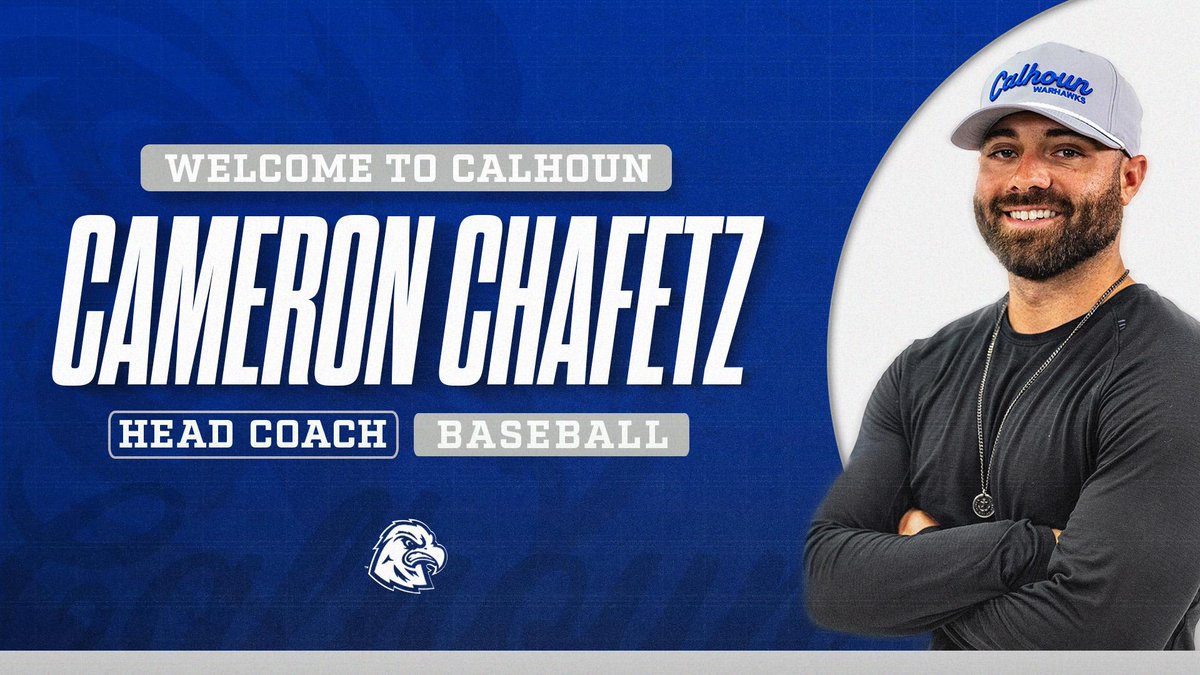 CalhounCollege's tweet image. Calhoun Athletics Announces Cam Chafetz, Former University Of West Alabama Hitting Coach And Offensive Recruiting Coordinator, Has Been Named Its New Head Baseball Coach! More: calhoun.edu/calhoun-athlet…
To learn more about Calhoun’s baseball program, visit calhounathletics.com/sports/bsb.