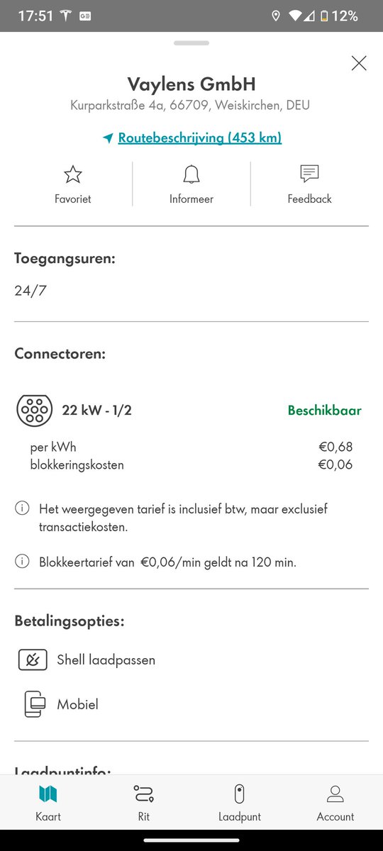 pbleij's tweet image. Het verschil tussen de app downloaden van @vaylenshq of via je  @Shell_Nederland #shellrecharge pas.
Nou, ik voeg mijn credit card wel in op de Vaylens app.
@laadpastop10 
Zo maak je elektrisch rijden toch niet leuk meer voor mensen? Snel weer naar de Tesla SuC 😍