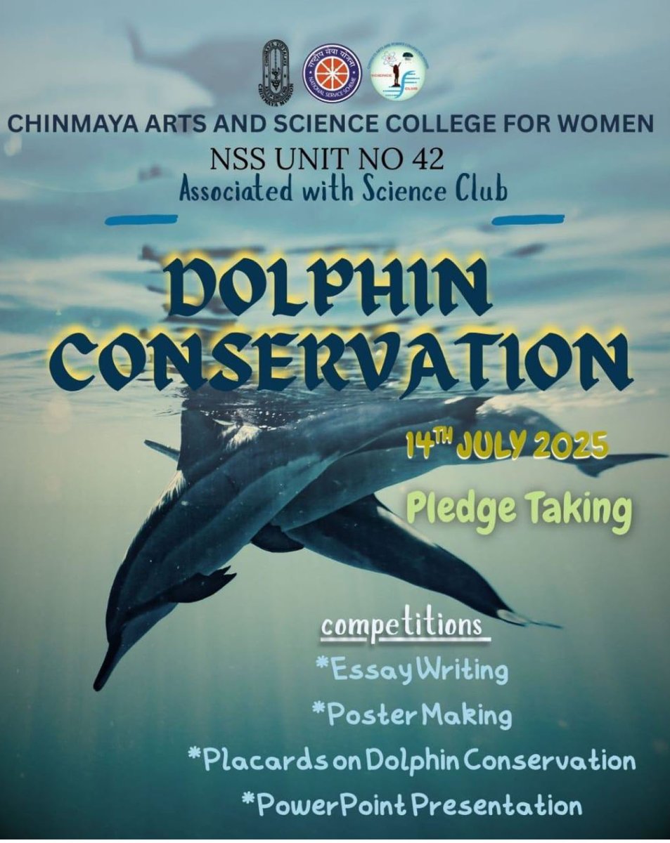 National Museum of Natural History (@nmnhindia) on Twitter photo As part of Dolphin Conservation Awareness Campaign: SAVE OUR DOLPHINS, the Chinmaya Arts and Science College for Women Kannur, Kerala, sensitized the students and pledged to support #Projectdolphin #MissionLiFE <a href="/CAMPA_Dolphin/">River Dolphin</a> <a href="/wii_india/">Wildlife Institute of India</a> <a href="/moefcc/">MoEF&CC</a> <a href="/NationalBiodiv/">National Biodiversity Authority</a> As part of Dolphin Conservation Awareness Campaign: SAVE OUR DOLPHINS, the Chinmaya Arts and Science College for Women Kannur, Kerala, sensitized the students and pledged to support #Projectdolphin #MissionLiFE <a href="/CAMPA_Dolphin/">River Dolphin</a> <a href="/wii_india/">Wildlife Institute of India</a> <a href="/moefcc/">MoEF&CC</a> <a href="/NationalBiodiv/">National Biodiversity Authority</a>