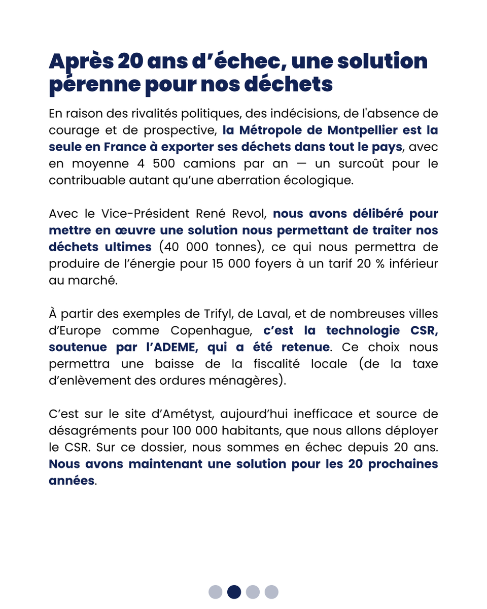 MDelafosse's tweet photo. Ce 16 juillet, lors d’un Conseil de Métropole historique, nous avons pris des décisions fondatrices pour les décennies à venir, pour un territoire plus écologique et plus juste.

Servir le bien commun, c’est agir pour l’intérêt général, ne pas céder au jeu politicien de l’esquive, mais au contraire assumer ses responsabilités. Lors de ce conseil, trois dossiers majeurs ont été assumés et réglés de manière aussi décisive que structurante pour notre avenir.
Traitement local de nos déchets, adoption du premier PLUi-Climat, remise en œuvre du COM : à chaque fois, nous avons tourné la page des blocages du passé pour engager des solutions durables, justes et concrètes.