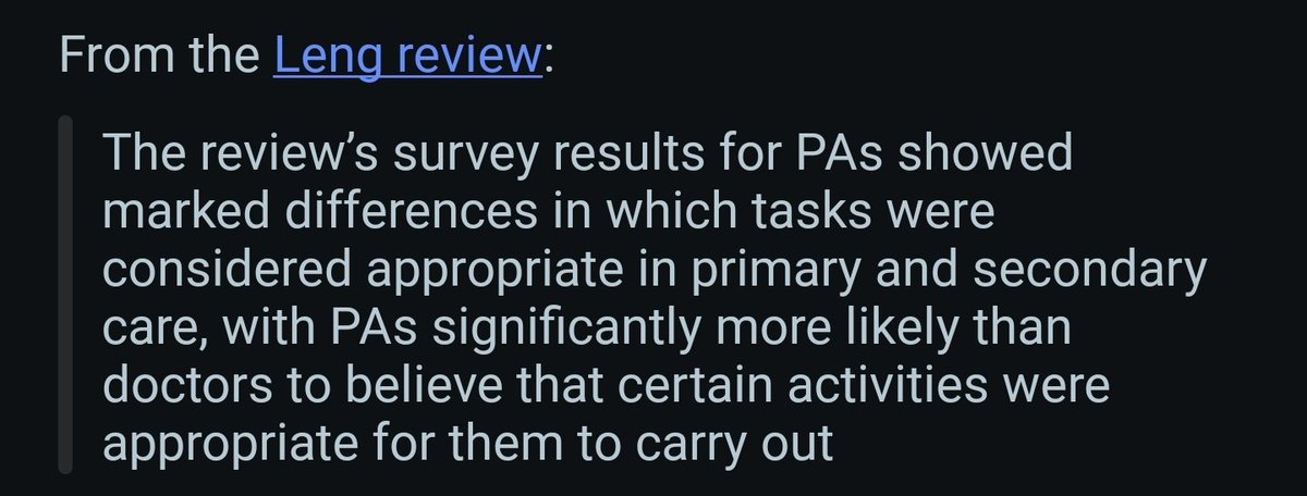 InfamousGasman's tweet image. "PAs significantly more likely than doctors to believe thay certain tasks are appropriate for them to carry out"
Is this not the definition of dunning-kruger?
@pa_StephenNash